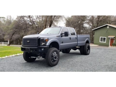Sterling Gray Metallic 2011 Ford F350 Super Duty Lariat Crew Cab 4x4 Dually