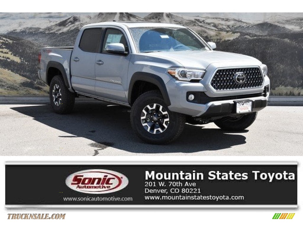 2019 Tacoma TRD Off-Road Double Cab 4x4 - Cement Gray / Cement Gray photo #1