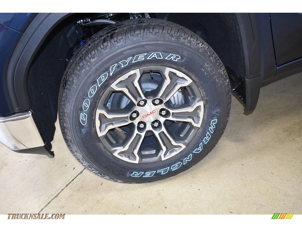 2019 Sierra 1500 SLE Double Cab 4WD - Pacific Blue Metallic / Jet Black photo #5