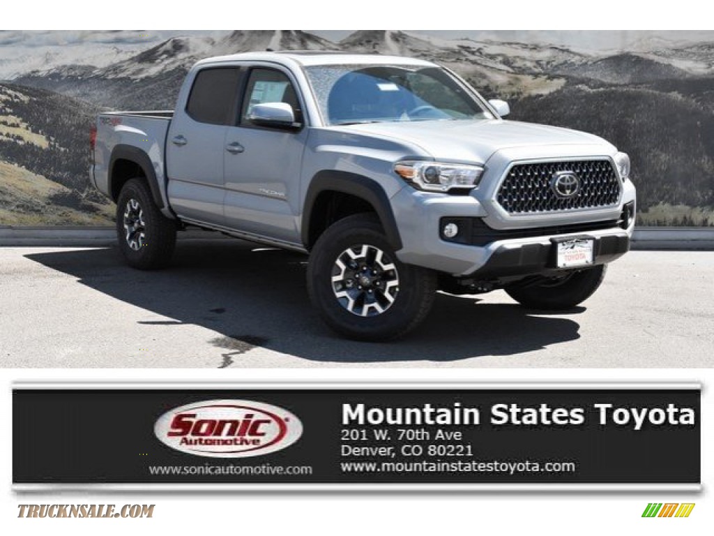 Cement Gray / Black Toyota Tacoma TRD Off-Road Double Cab 4x4