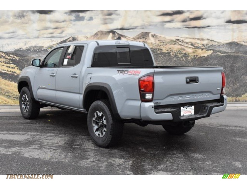 2019 Tacoma TRD Off-Road Double Cab 4x4 - Cement Gray / Black photo #3