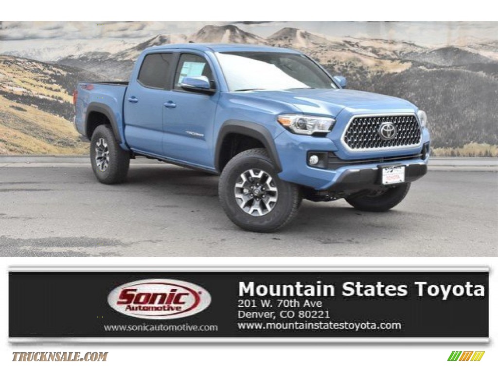 2019 Tacoma TRD Off-Road Double Cab 4x4 - Cavalry Blue / TRD Graphite photo #1