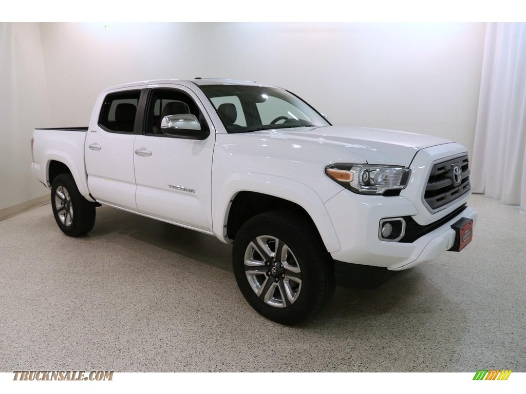 Super White / Limited Hickory Toyota Tacoma Limited Double Cab 4x4