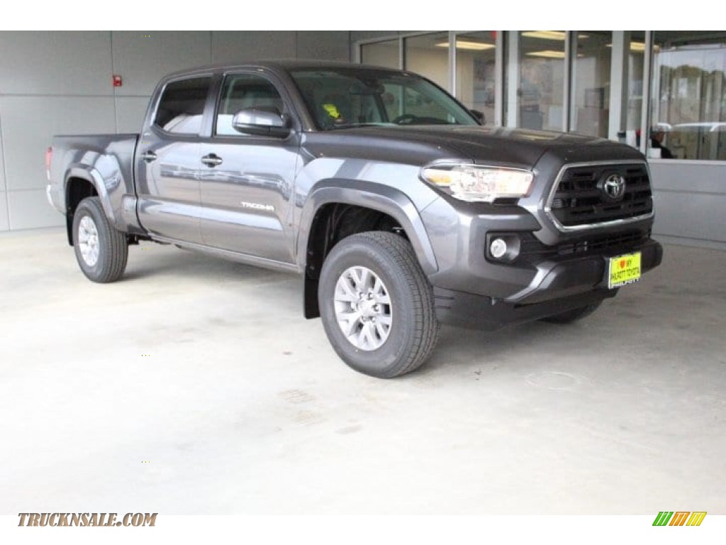 2019 Tacoma SR5 Double Cab - Magnetic Gray Metallic / Cement Gray photo #5