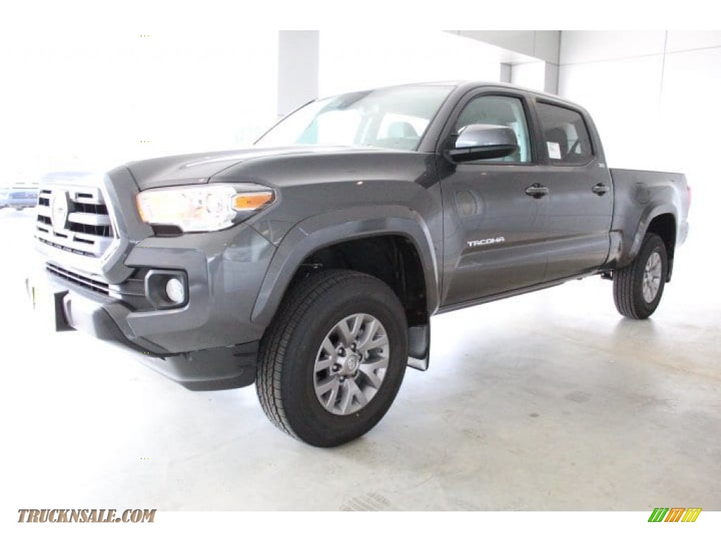 2019 Tacoma SR5 Double Cab - Magnetic Gray Metallic / Cement Gray photo #7