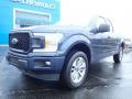Ford F150 XL SuperCab 4x4 Blue Jeans photo #2