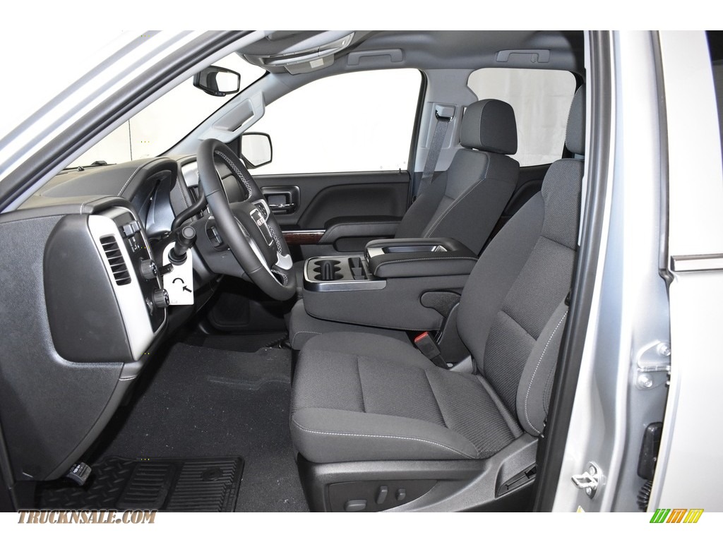 2019 Sierra 1500 Limited SLE Double Cab 4WD - Quicksilver Metallic / Jet Black photo #6
