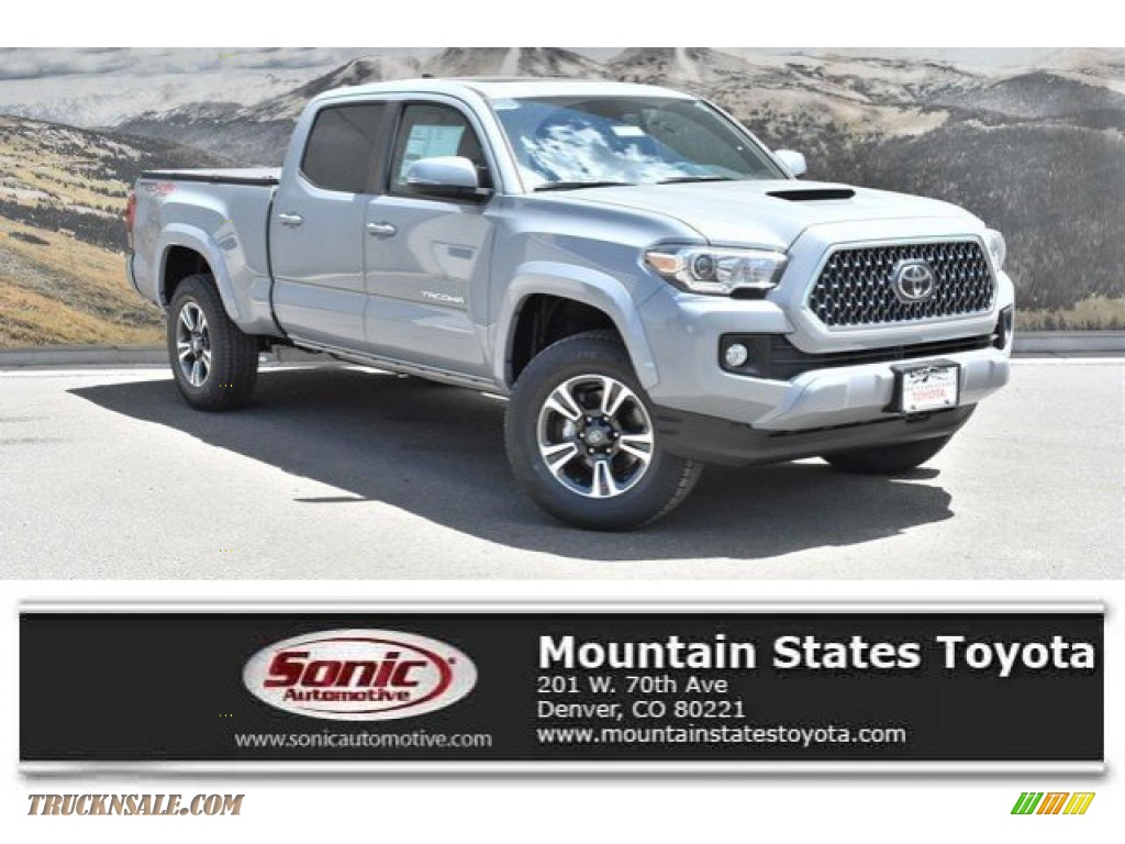 Cement Gray / Black Toyota Tacoma TRD Sport Double Cab 4x4