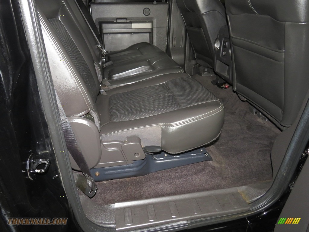 2011 F250 Super Duty Lariat Crew Cab 4x4 - Ingot Silver Metallic / Black Two Tone Leather photo #26