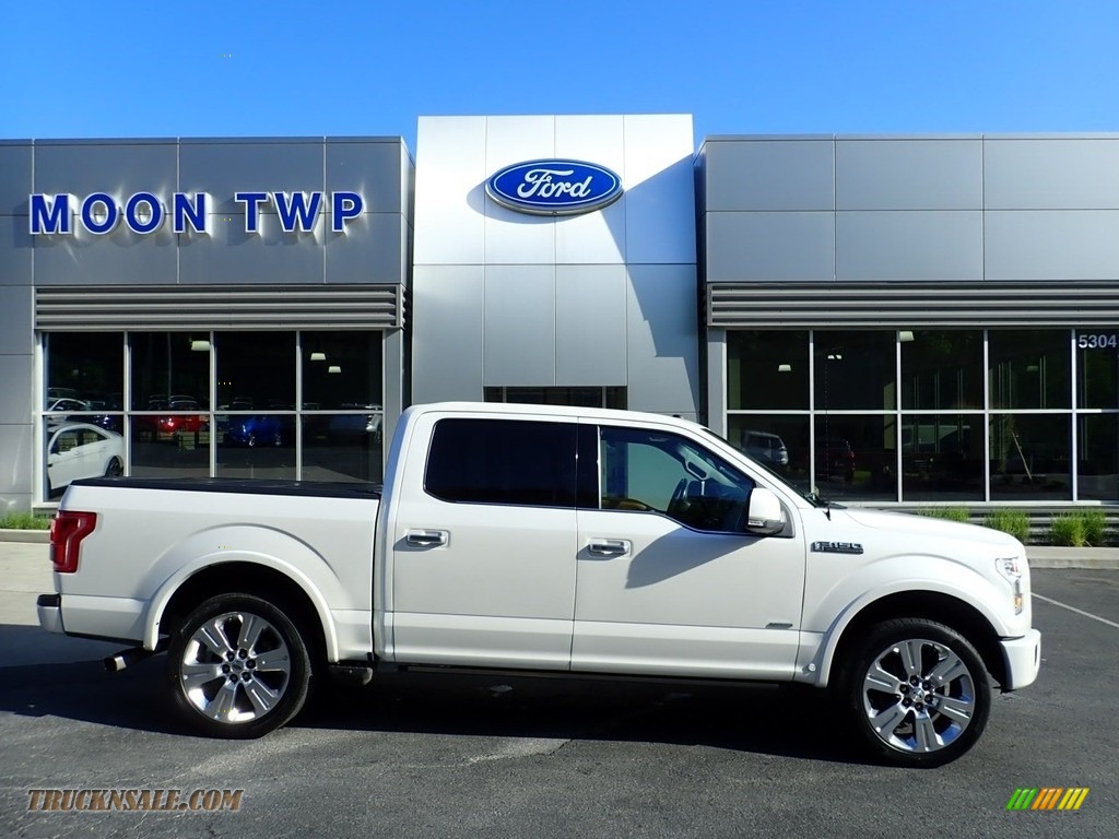 White Platinum / Limited Mojave Ford F150 Limited SuperCrew 4x4