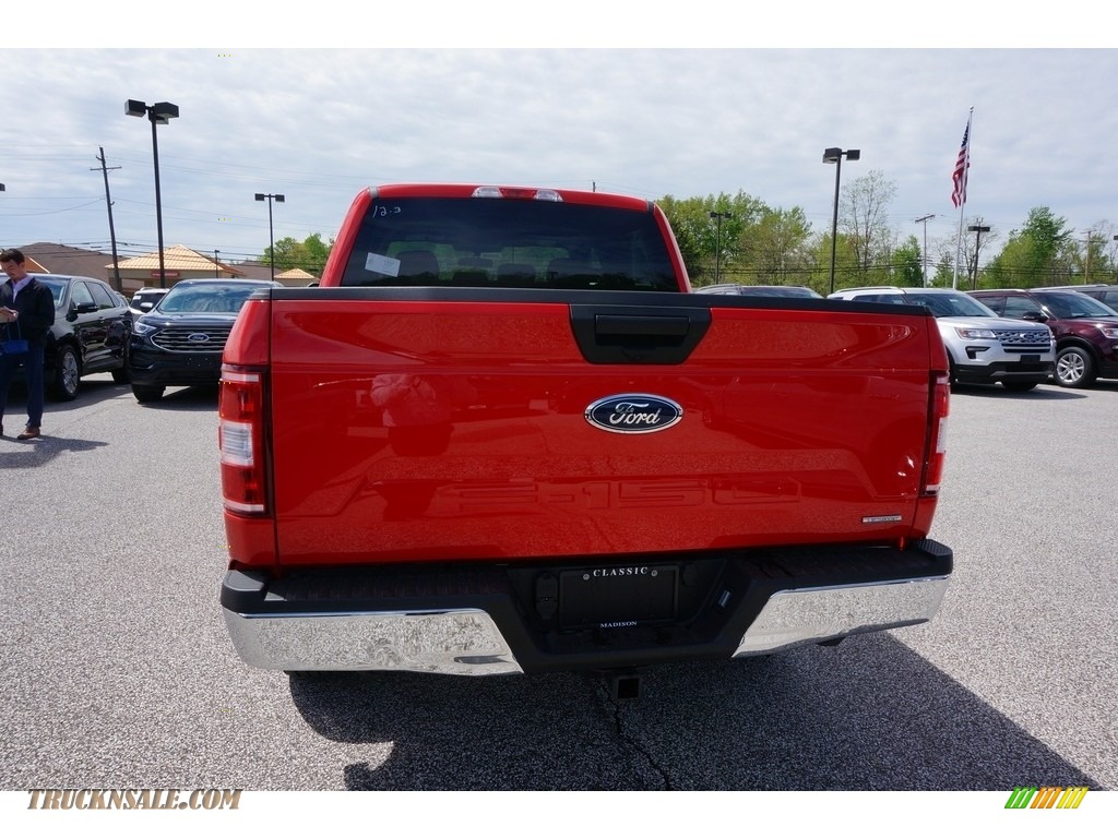 2019 F150 XL SuperCrew 4x4 - Race Red / Earth Gray photo #3