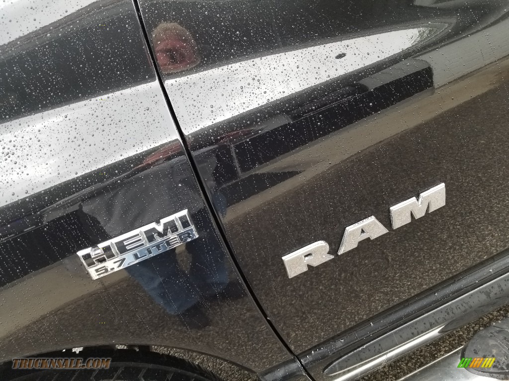 2008 Ram 1500 SLT Quad Cab 4x4 - Brilliant Black Crystal Pearl / Medium Slate Gray photo #9