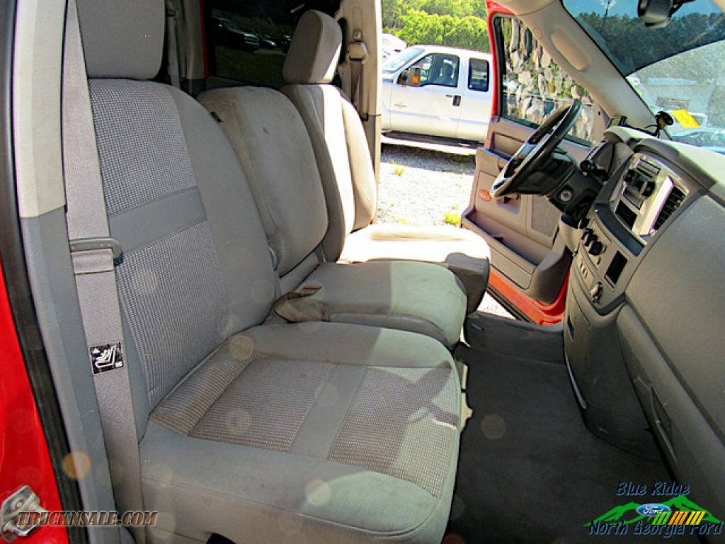 2008 Ram 2500 SLT Quad Cab 4x4 - Flame Red / Medium Slate Gray photo #7