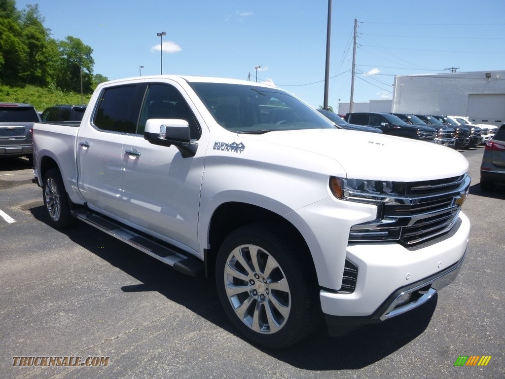 2019 Silverado 1500 High Country Crew Cab 4WD - Iridescent Pearl Tricoat / Jet Black/Umber photo #6
