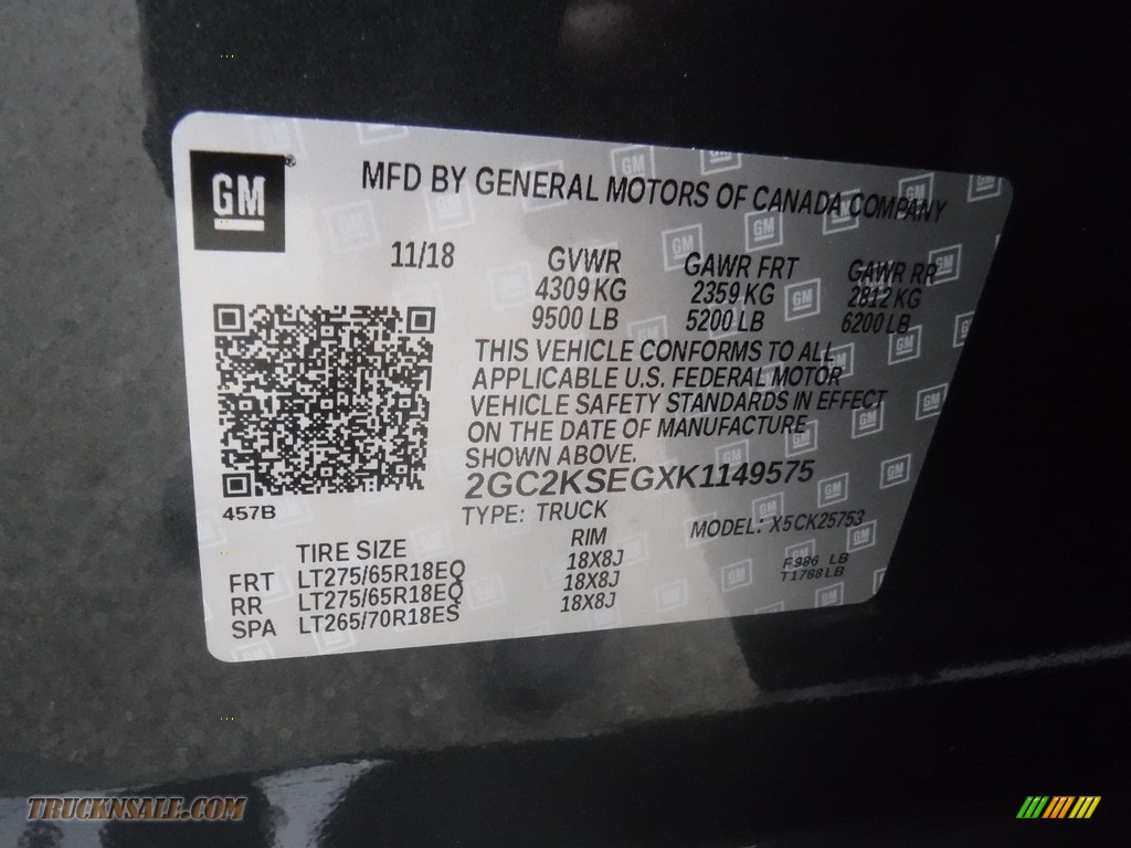 2019 Silverado 2500HD LT Double Cab 4WD - Graphite Metallic / Jet Black photo #37