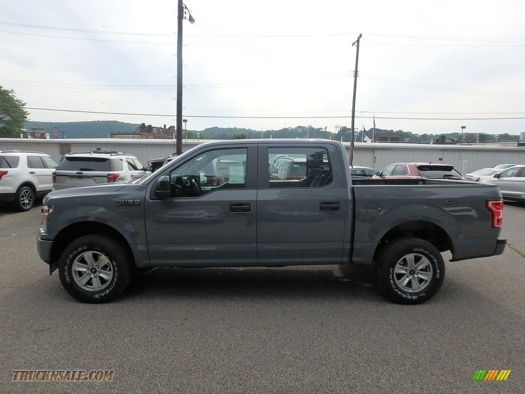 2019 F150 XL SuperCrew 4x4 - Abyss Gray / Earth Gray photo #5