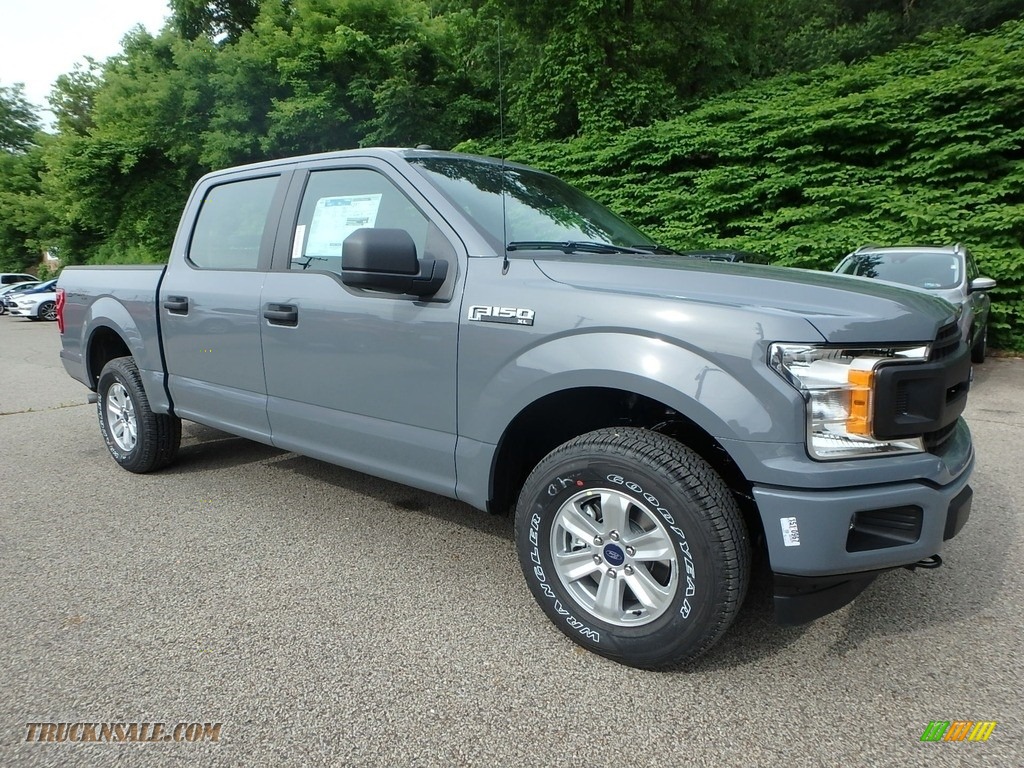 2019 F150 XL SuperCrew 4x4 - Abyss Gray / Earth Gray photo #8