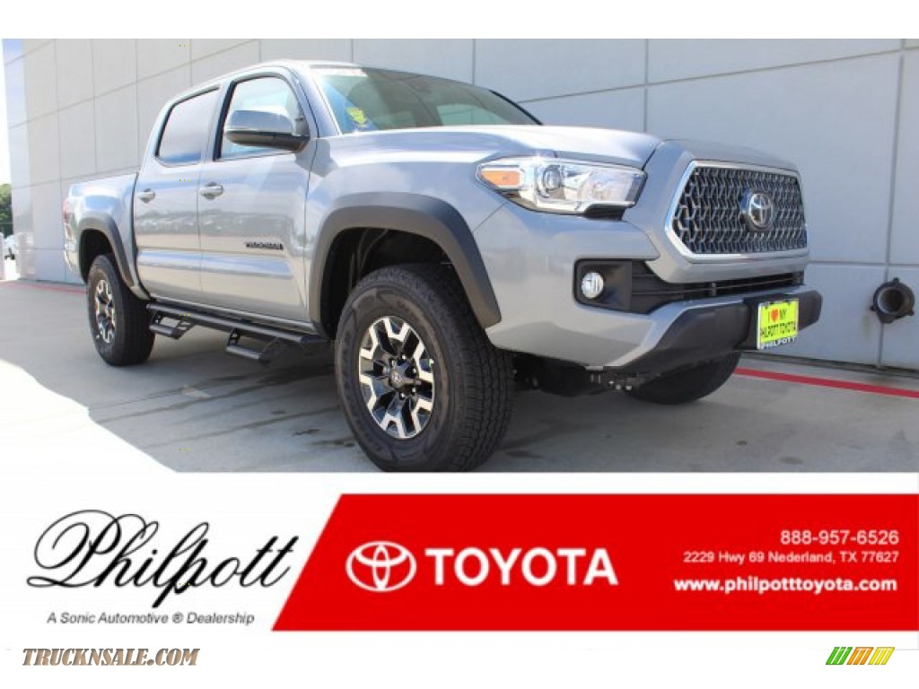 Cement Gray / Black Toyota Tacoma TRD Off-Road Double Cab 4x4
