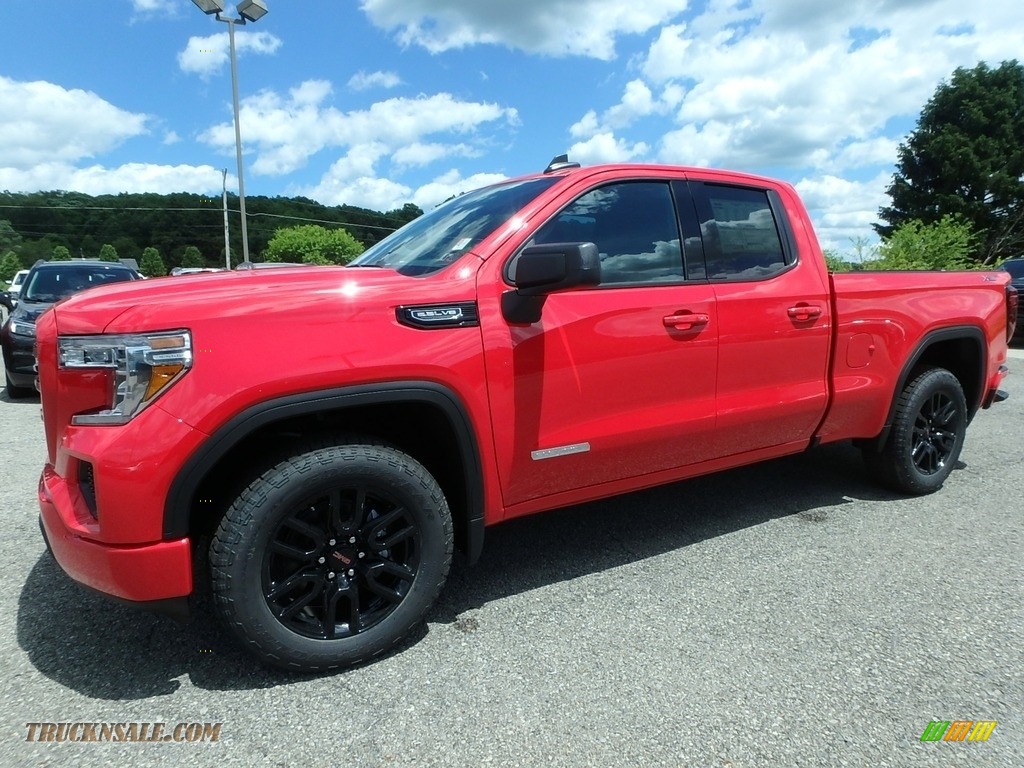 2019 Sierra 1500 Elevation Double Cab 4WD - Cardinal Red / Jet Black photo #1