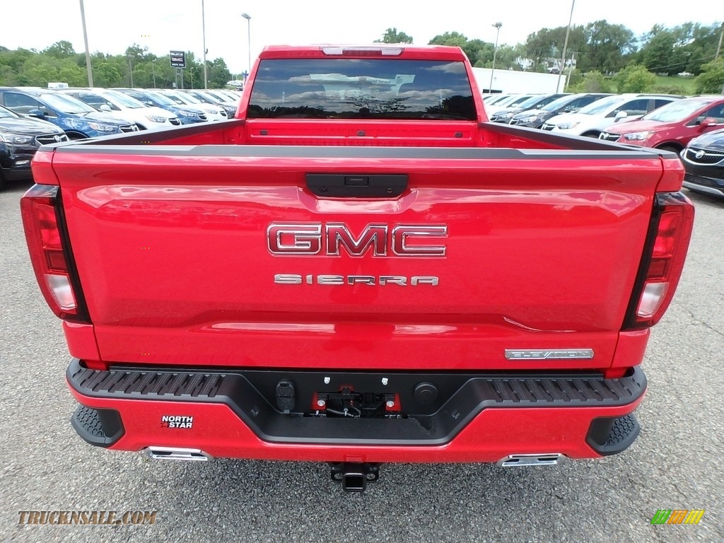 2019 Sierra 1500 Elevation Double Cab 4WD - Cardinal Red / Jet Black photo #6