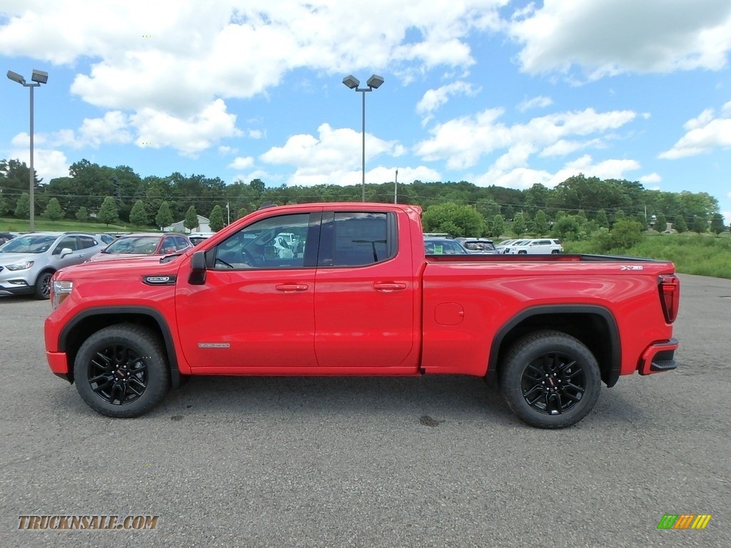 2019 Sierra 1500 Elevation Double Cab 4WD - Cardinal Red / Jet Black photo #8
