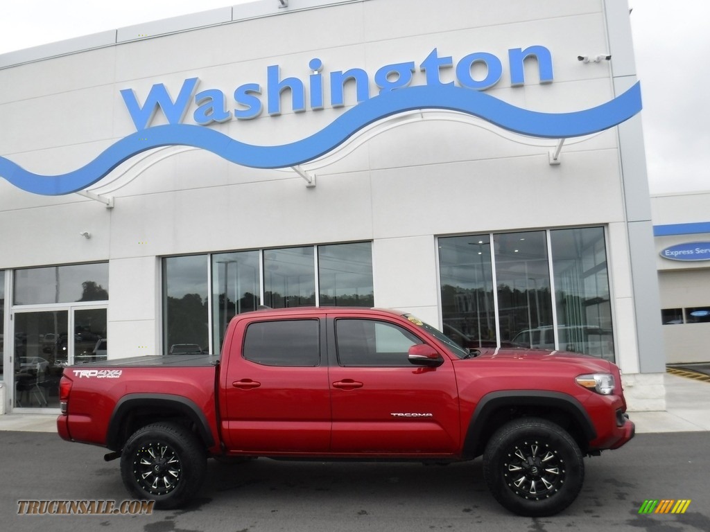 2017 Tacoma TRD Off Road Double Cab 4x4 - Barcelona Red Metallic / TRD Graphite photo #2