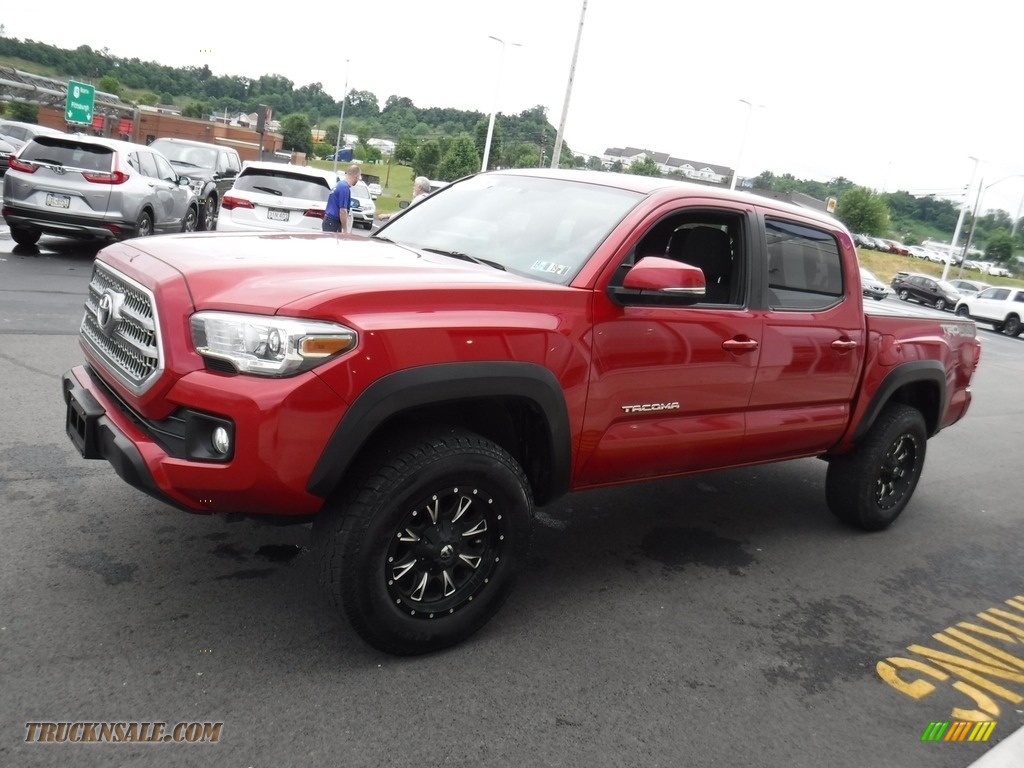 2017 Tacoma TRD Off Road Double Cab 4x4 - Barcelona Red Metallic / TRD Graphite photo #7