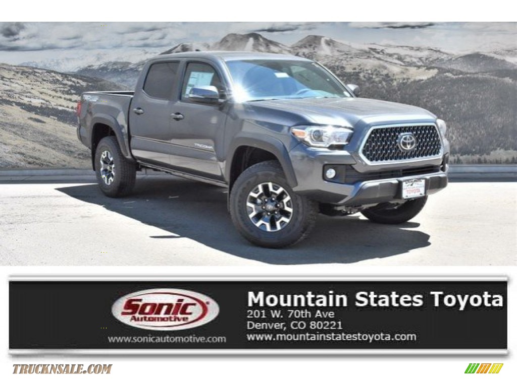 2019 Tacoma TRD Off-Road Double Cab 4x4 - Magnetic Gray Metallic / Black photo #1