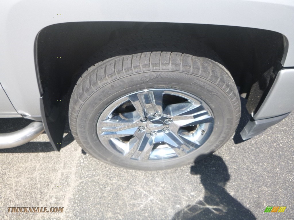 2017 Silverado 1500 Custom Double Cab 4x4 - Silver Ice Metallic / Dark Ash/Jet Black photo #10