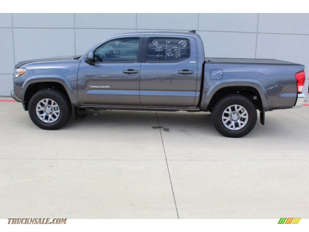 2017 Tacoma SR5 Double Cab - Magnetic Gray Metallic / Cement Gray photo #12