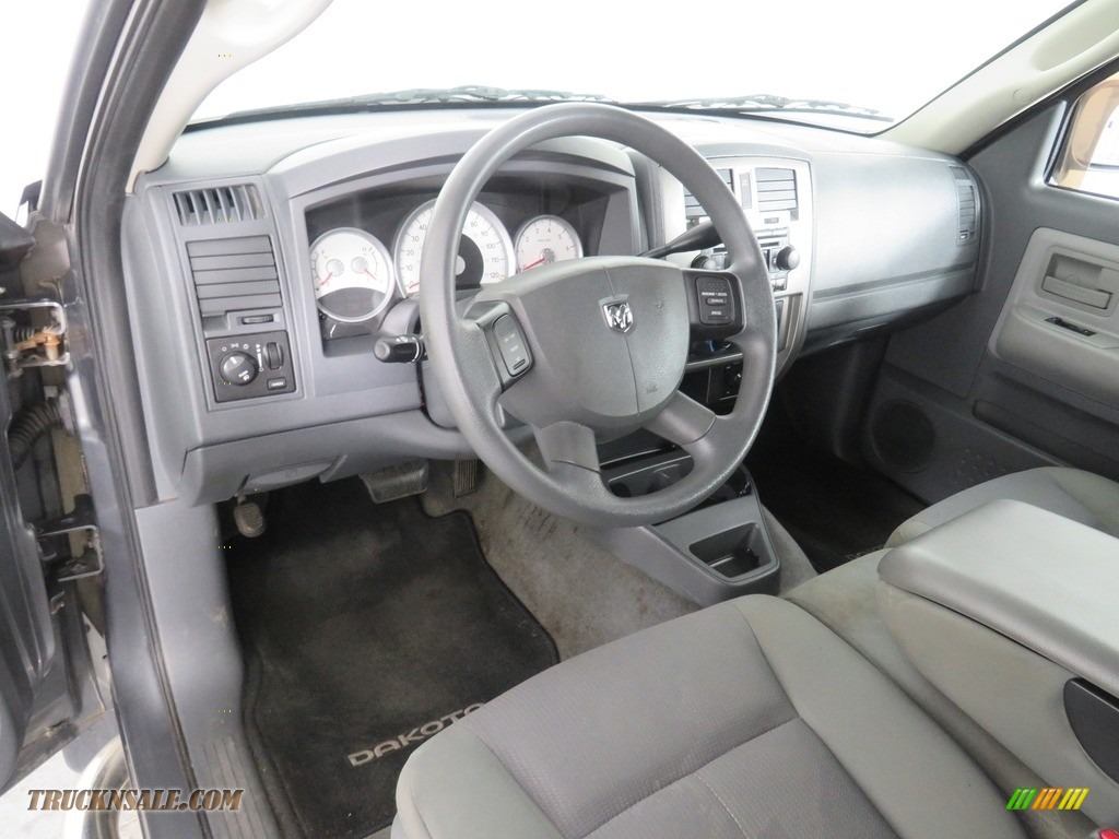 2006 Dakota SLT Quad Cab 4x4 - Mineral Gray Metallic / Medium Slate Gray photo #26
