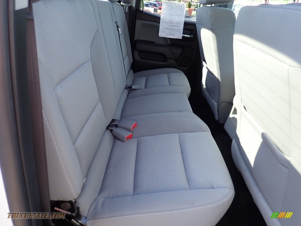 2017 Silverado 1500 Custom Double Cab 4x4 - Summit White / Dark Ash/Jet Black photo #17