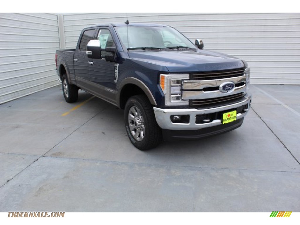 2019 F250 Super Duty King Ranch Crew Cab 4x4 - Blue Jeans / King Ranch Java photo #2