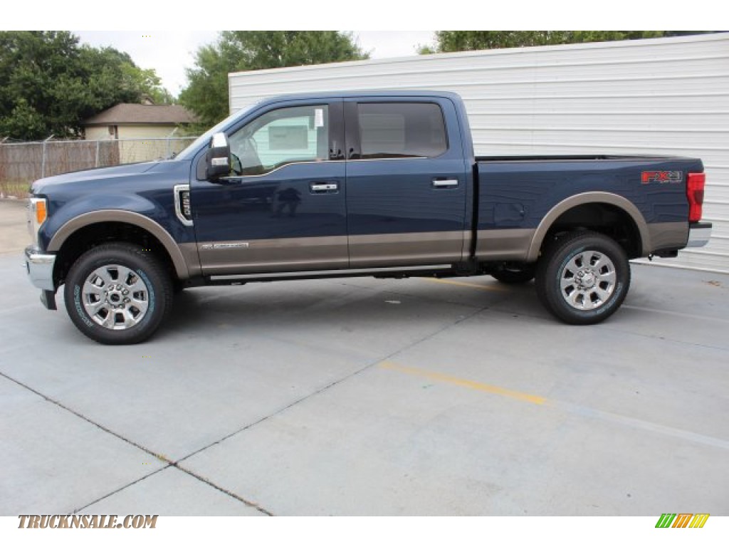 2019 F250 Super Duty King Ranch Crew Cab 4x4 - Blue Jeans / King Ranch Java photo #6