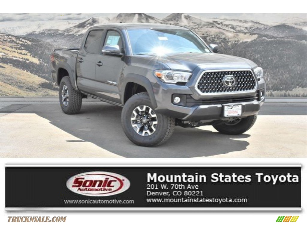 Magnetic Gray Metallic / Black Toyota Tacoma TRD Off-Road Double Cab 4x4