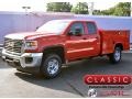 GMC Sierra 2500HD Double Cab 4WD Utility Cardinal Red photo #1