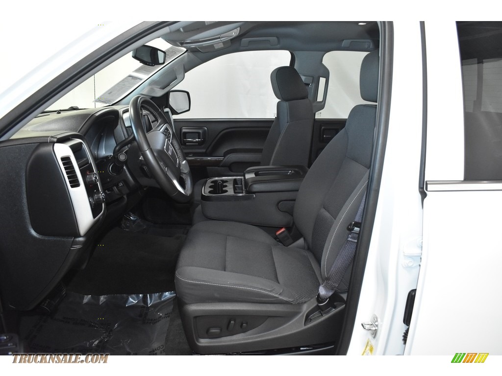2016 Sierra 1500 SLE Double Cab 4WD - Summit White / Jet Black photo #7