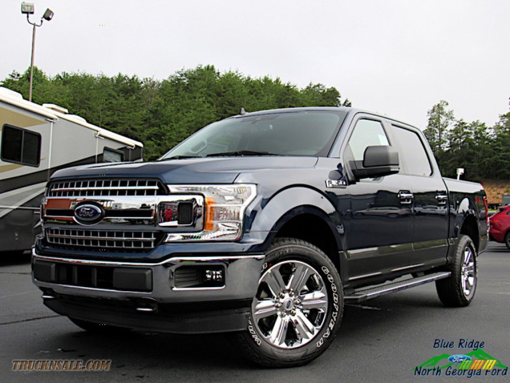 2019 Ford F150 Xlt Supercrew 4x4 In Blue Jeans - C76454 