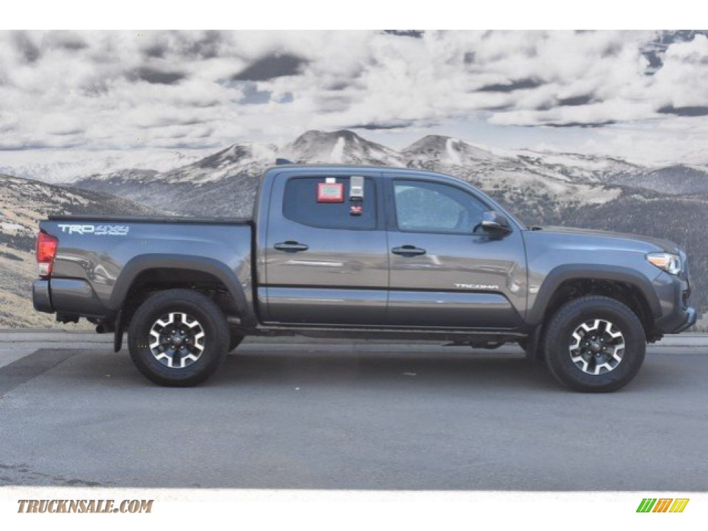 2017 Tacoma TRD Off Road Double Cab 4x4 - Magnetic Gray Metallic / Cement Gray photo #2