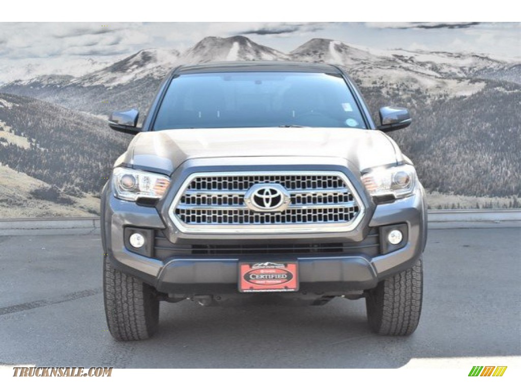 2017 Tacoma TRD Off Road Double Cab 4x4 - Magnetic Gray Metallic / Cement Gray photo #4