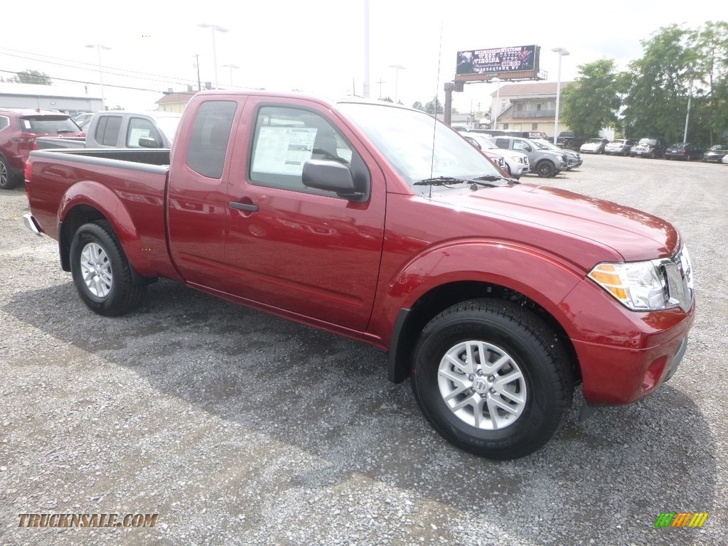 Cayenne Red / Steel Nissan Frontier SV King Cab 4x4