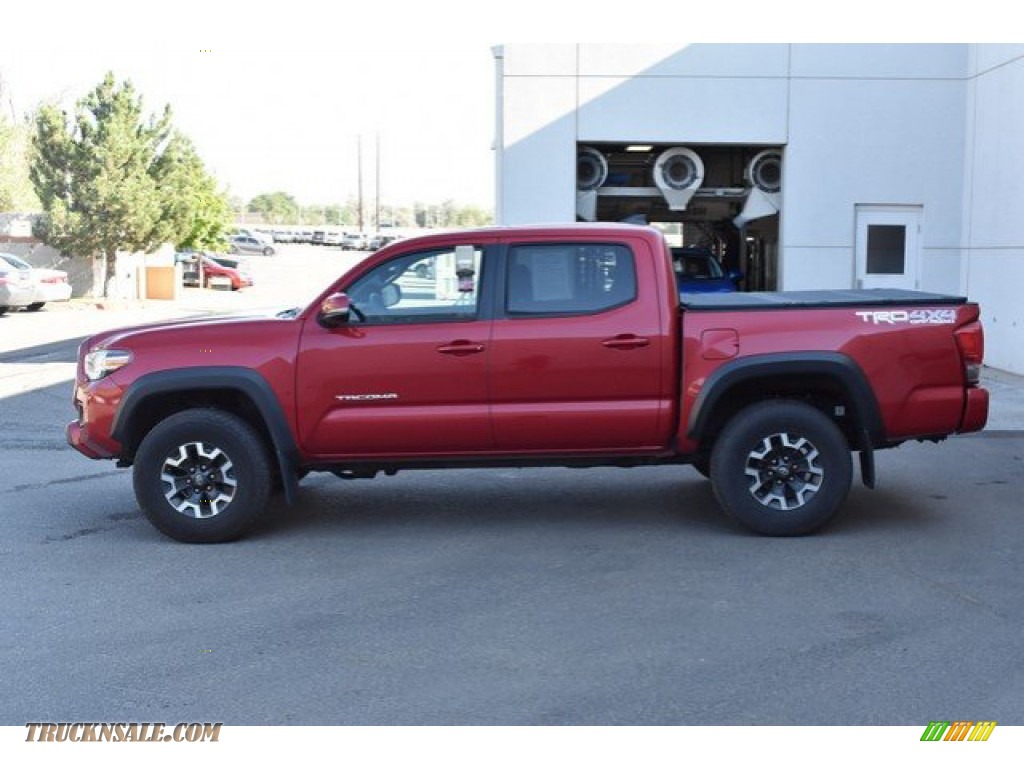 2017 Tacoma TRD Off Road Double Cab 4x4 - Barcelona Red Metallic / TRD Graphite photo #3
