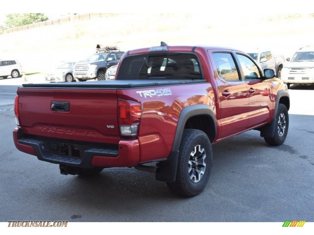 2017 Tacoma TRD Off Road Double Cab 4x4 - Barcelona Red Metallic / TRD Graphite photo #6