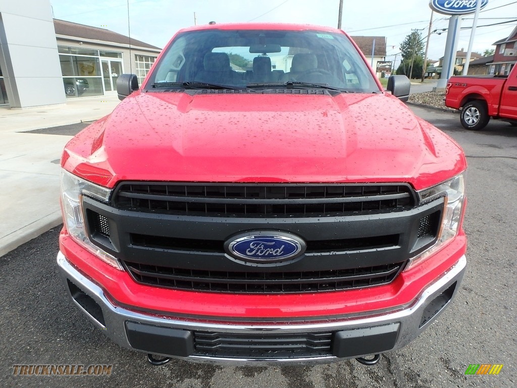 2019 F150 XL SuperCab 4x4 - Race Red / Earth Gray photo #2