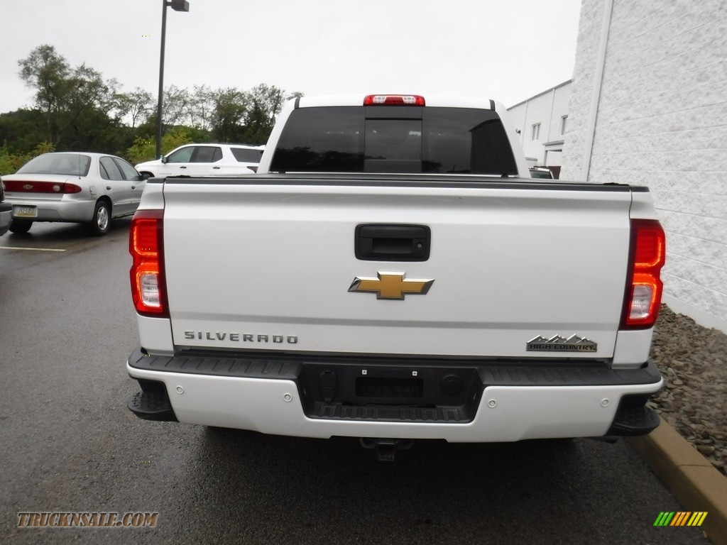 2017 Silverado 1500 High Country Crew Cab 4x4 - Iridescent Pearl Tricoat / High Country Saddle photo #11