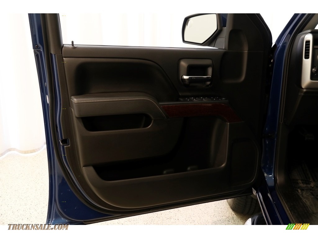 2016 Sierra 1500 SLE Double Cab 4WD - Stone Blue Metallic / Jet Black photo #4