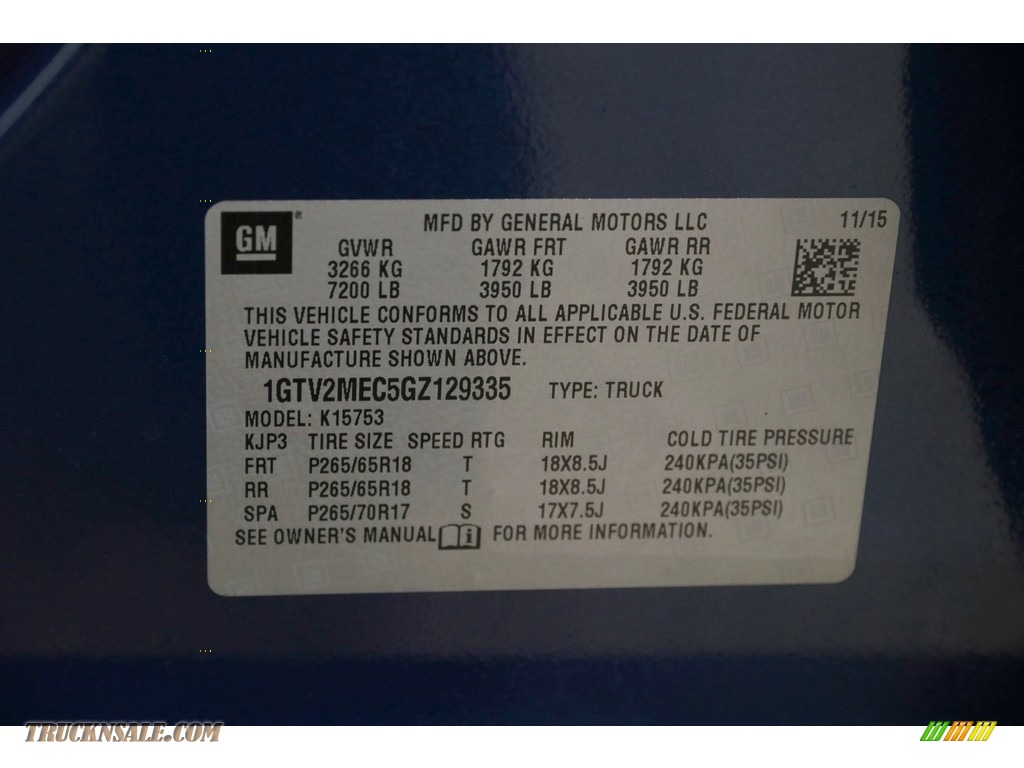 2016 Sierra 1500 SLE Double Cab 4WD - Stone Blue Metallic / Jet Black photo #21