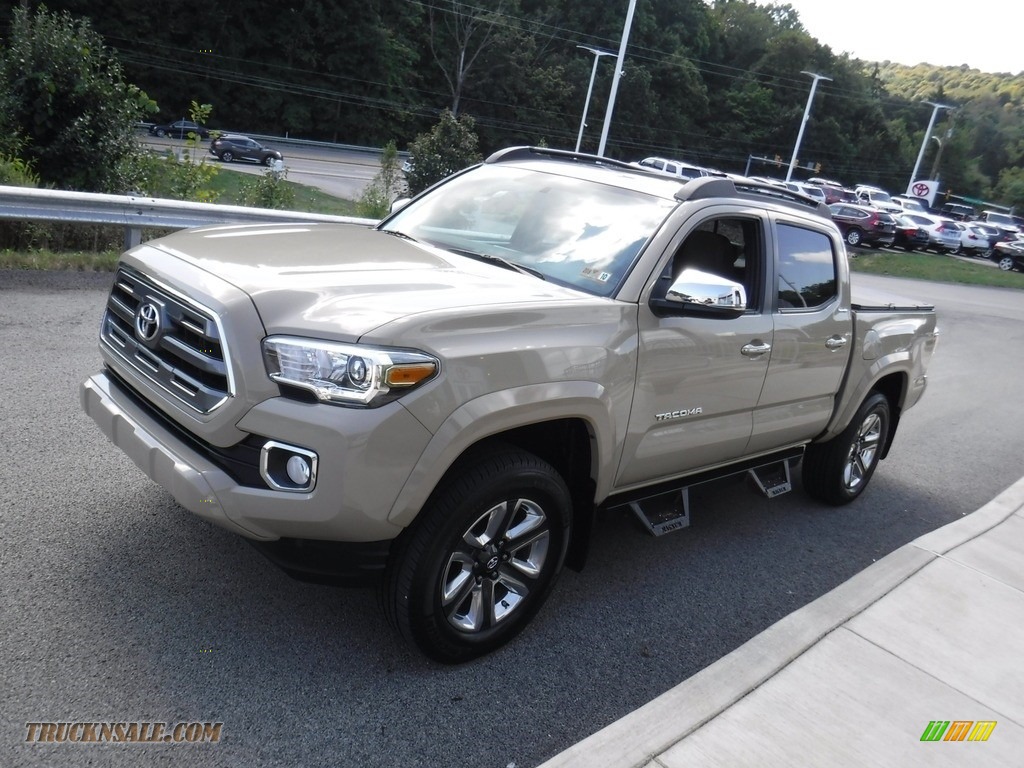 2017 Tacoma Limited Double Cab 4x4 - Quicksand / Limited Hickory photo #9