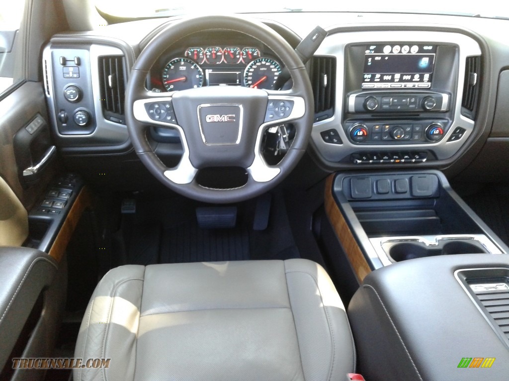 2018 Sierra 1500 SLT Crew Cab 4WD - White Frost Tricoat / Cocoa/­Dune photo #33