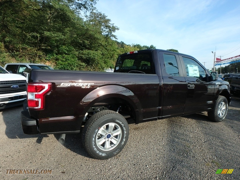 2019 F150 XL SuperCab 4x4 - Magma Red / Earth Gray photo #2